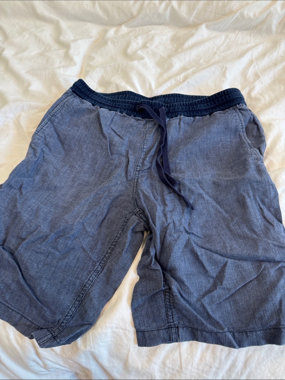 J. Crew Indigo Navy Drawstring Casual Shorts